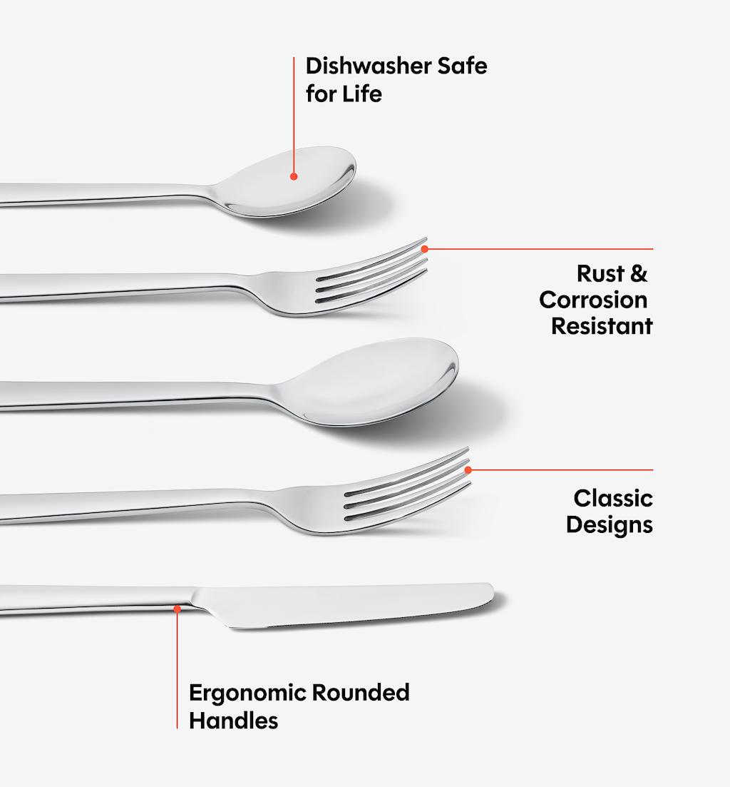 10-Piece Flatware Set (Serves 2) - Polished