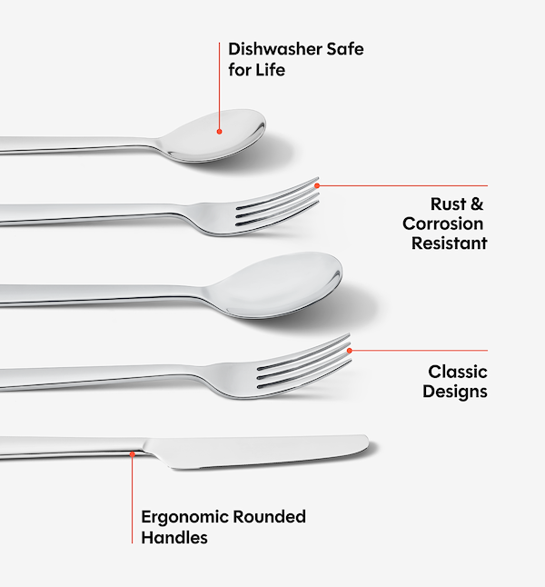 20-Piece Flatware Set (Serves 4) - Polished