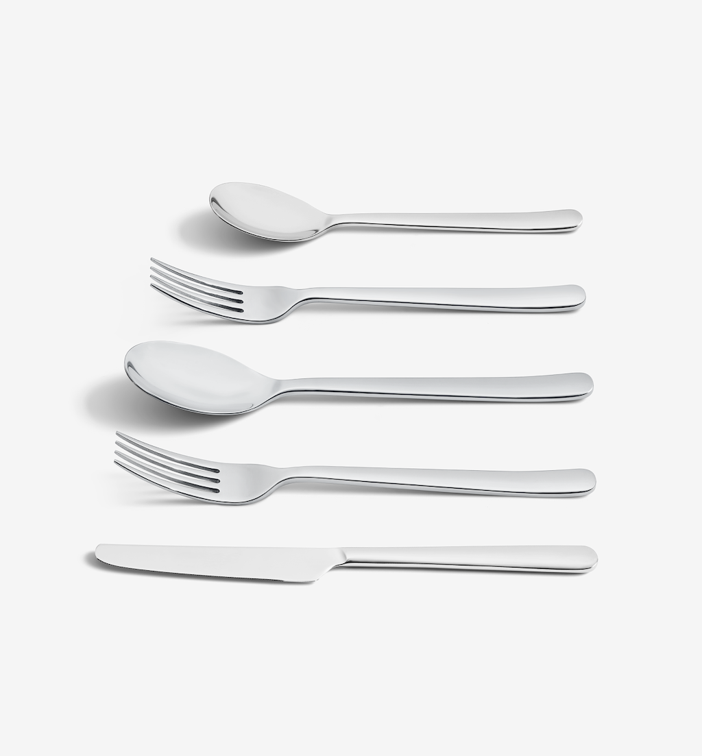5-Piece Flatware Set (Serves 1) - Polished