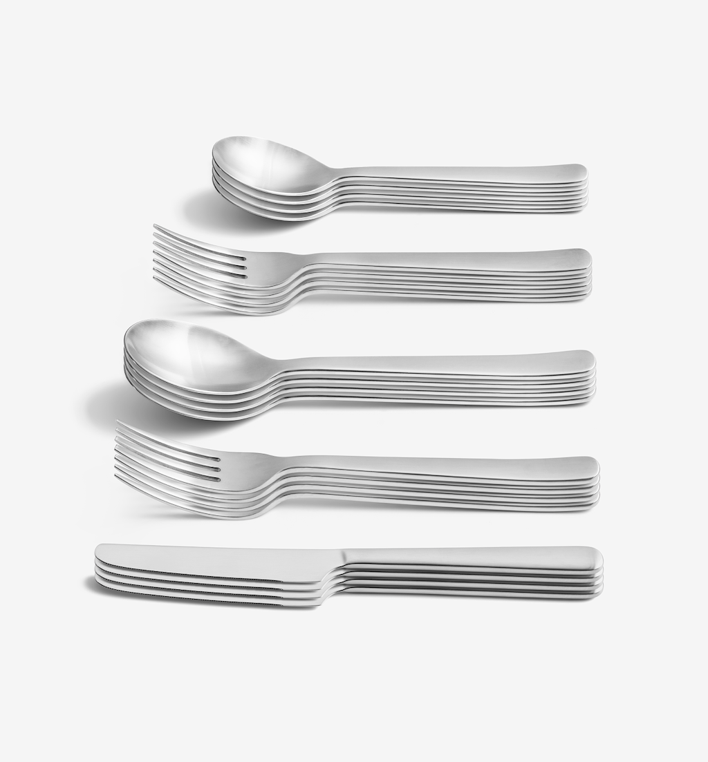 20-Piece Flatware Set (Serves 4) - Brushed
