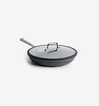 10” Pre-Seasoned Carbon Steel Pan + Glass Lid