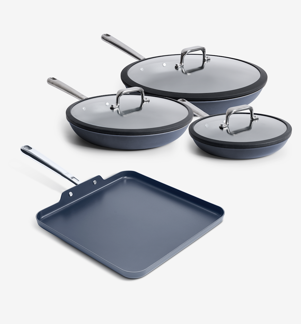 Carbon Nonstick™ Complete Set + Glass Lids