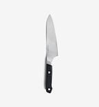 Misen chef's knife with stainless steel blade and black handle