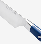 Acuto 440 Japanese Steel chef knife with blue handle, HRC 57/59 hardness