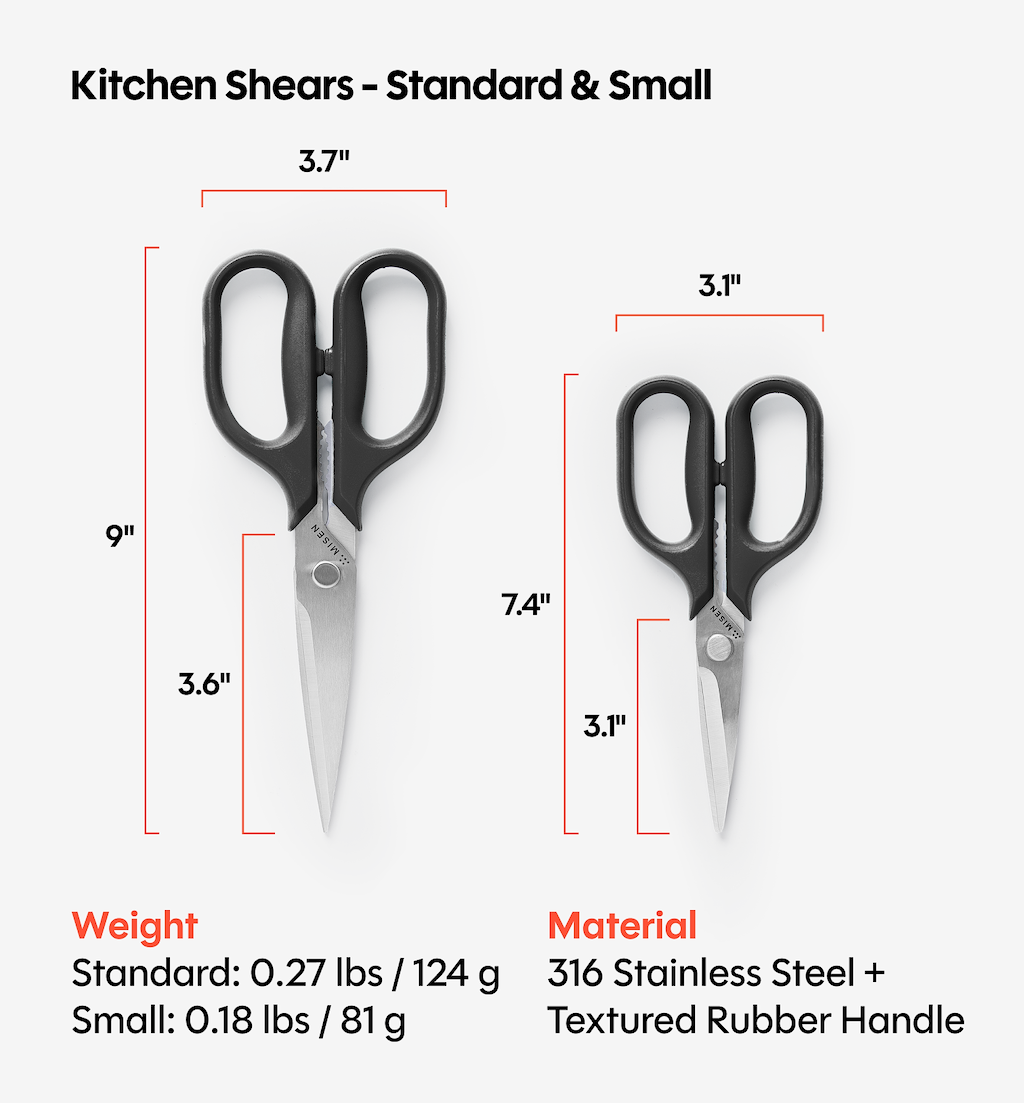 Kitchen Shears Set - Black
