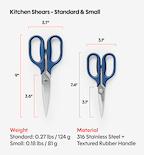 Kitchen Shears Set - Blue