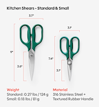 Kitchen Shears Set - Green
