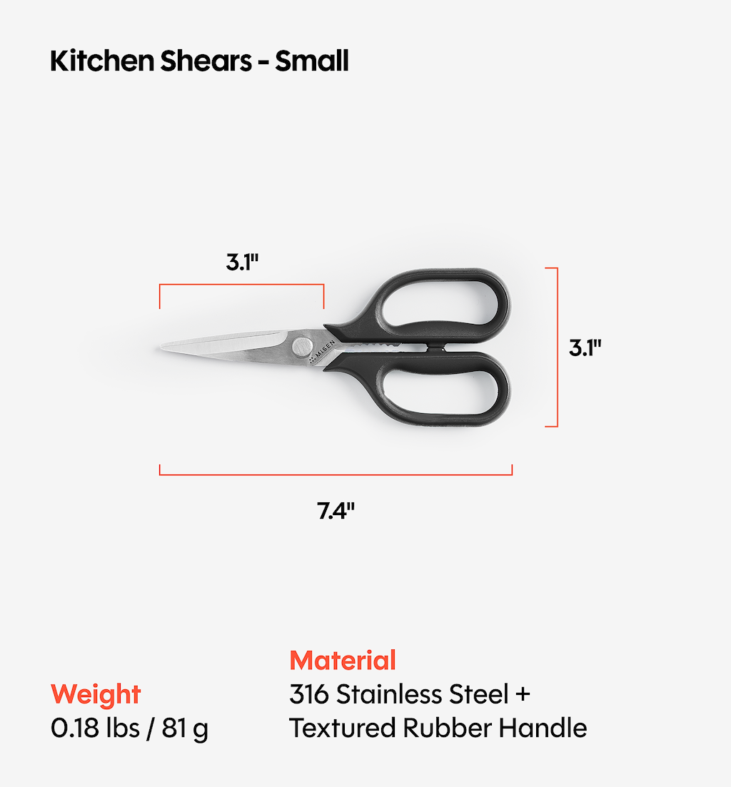 Kitchen Shears - Small - Black