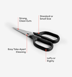 Kitchen Shears - Small - Black