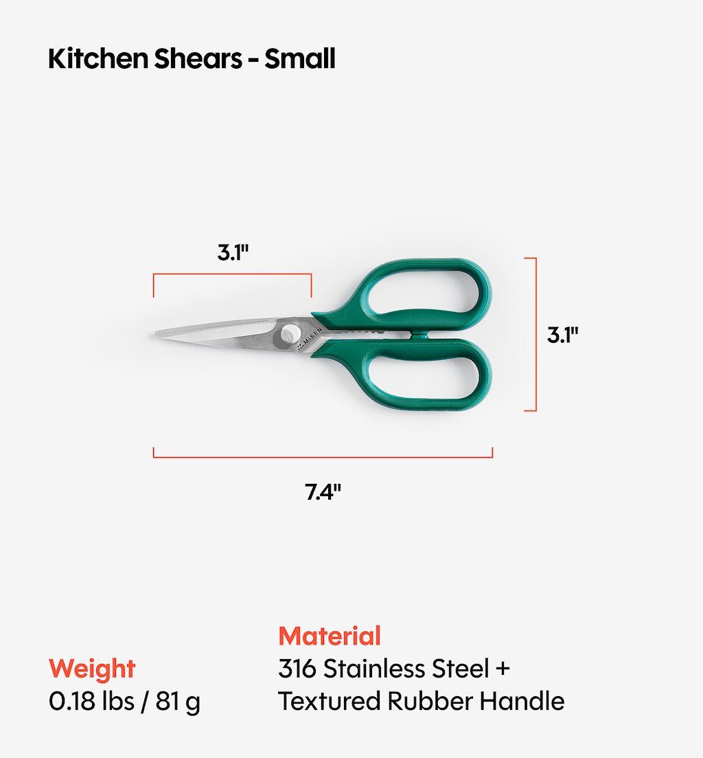 Kitchen Shears - Small - Green