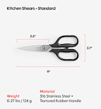 Kitchen Shears - Standard - Black