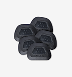 Misen carbon steel pan seasoning pucks set of 5 dark gray