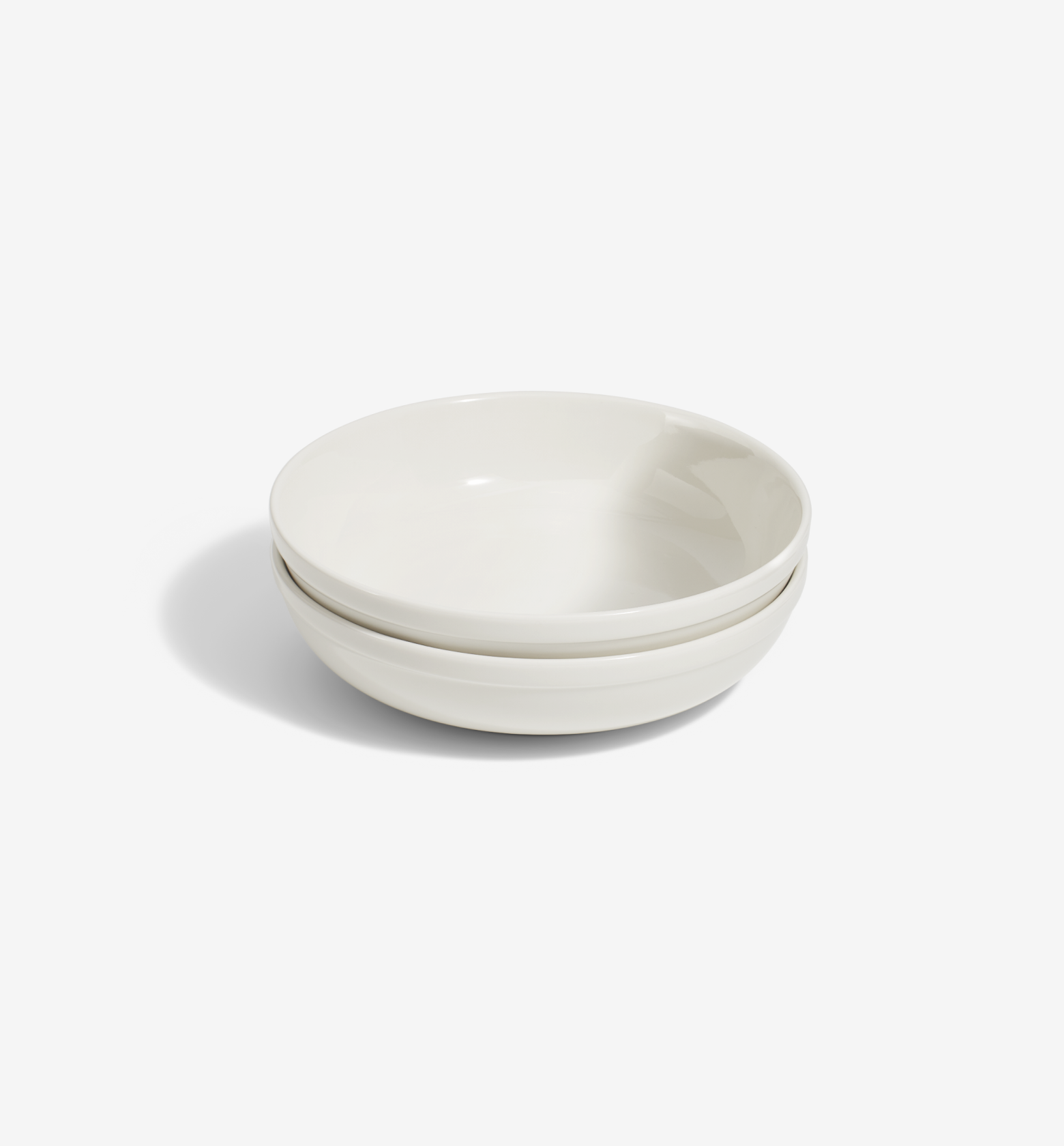 2-Piece Pasta Bowl Set - White