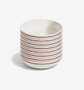 8-Piece Pasta Bowl Set - Red