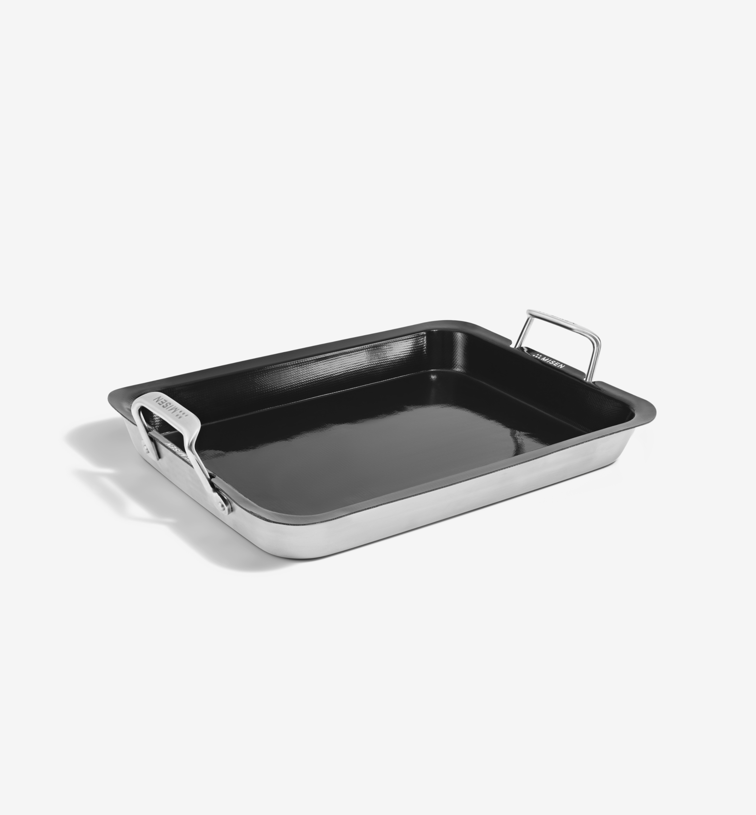 13" Stainless Steel Roasting Pan + Silicone Liner
