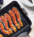 Stainless Steel Roasting Pan Set + Silicone Liners