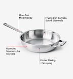 4 QT Stainless Steel All-Purpose Pan