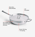 4 QT Stainless Steel All-Purpose Pan