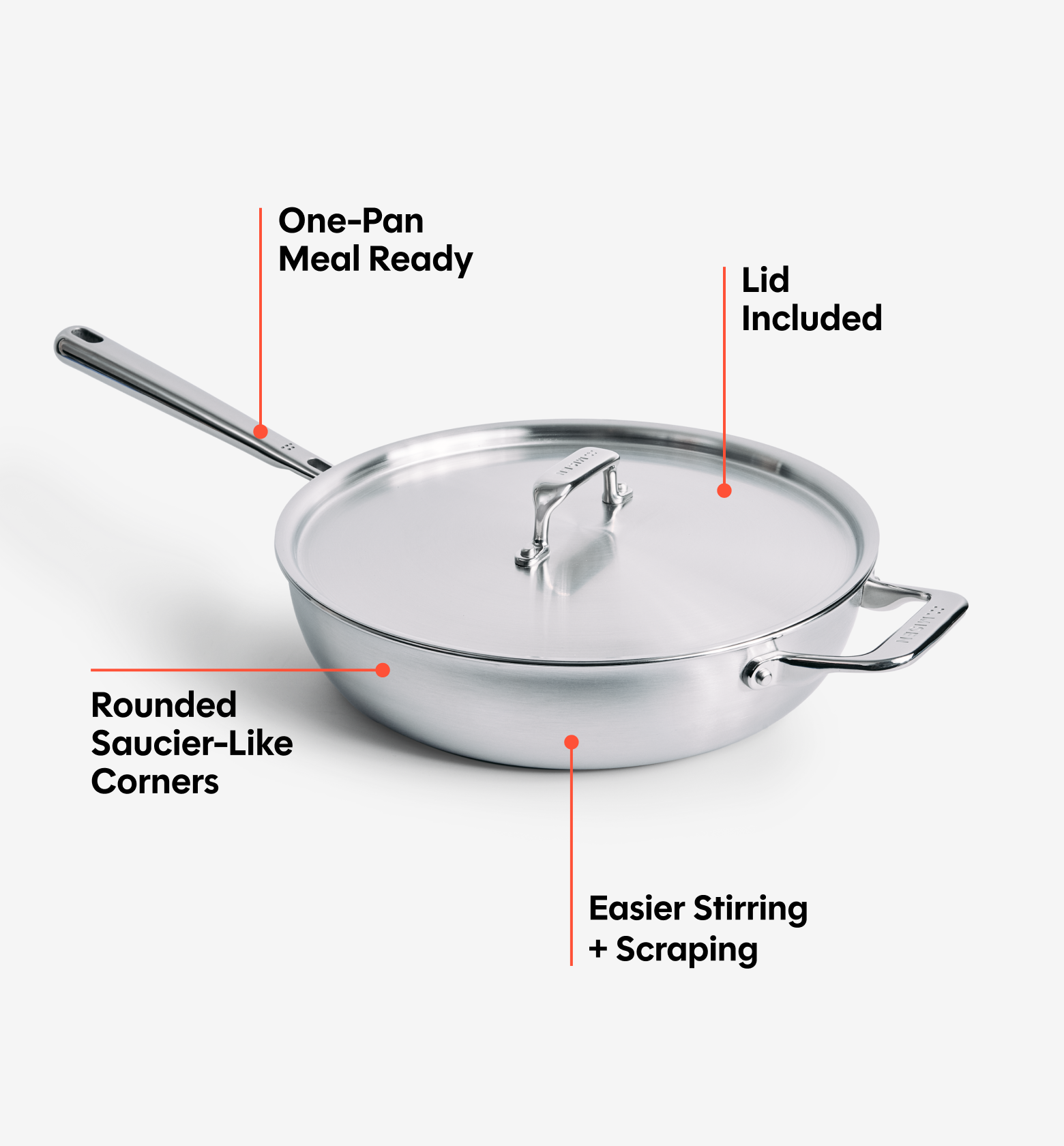 4 QT Stainless Steel All-Purpose Pan