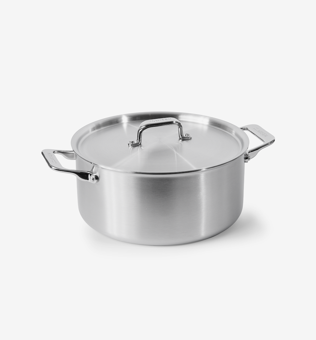 6.75 QT Stainless Steel Dutch Oven