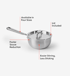 1.5 QT Stainless Steel Saucier
