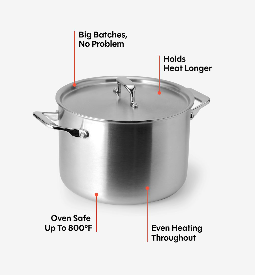 8 QT Stainless Steel Stockpot