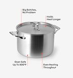 8 QT Stainless Steel Stockpot
