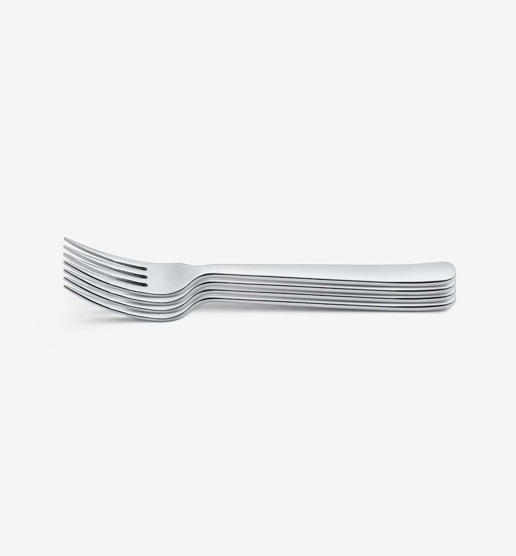 4-Piece Salad Fork Set - Polished