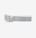 8-Piece Salad Fork Set - Polished