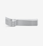 8-Piece Salad Fork Set - Polished