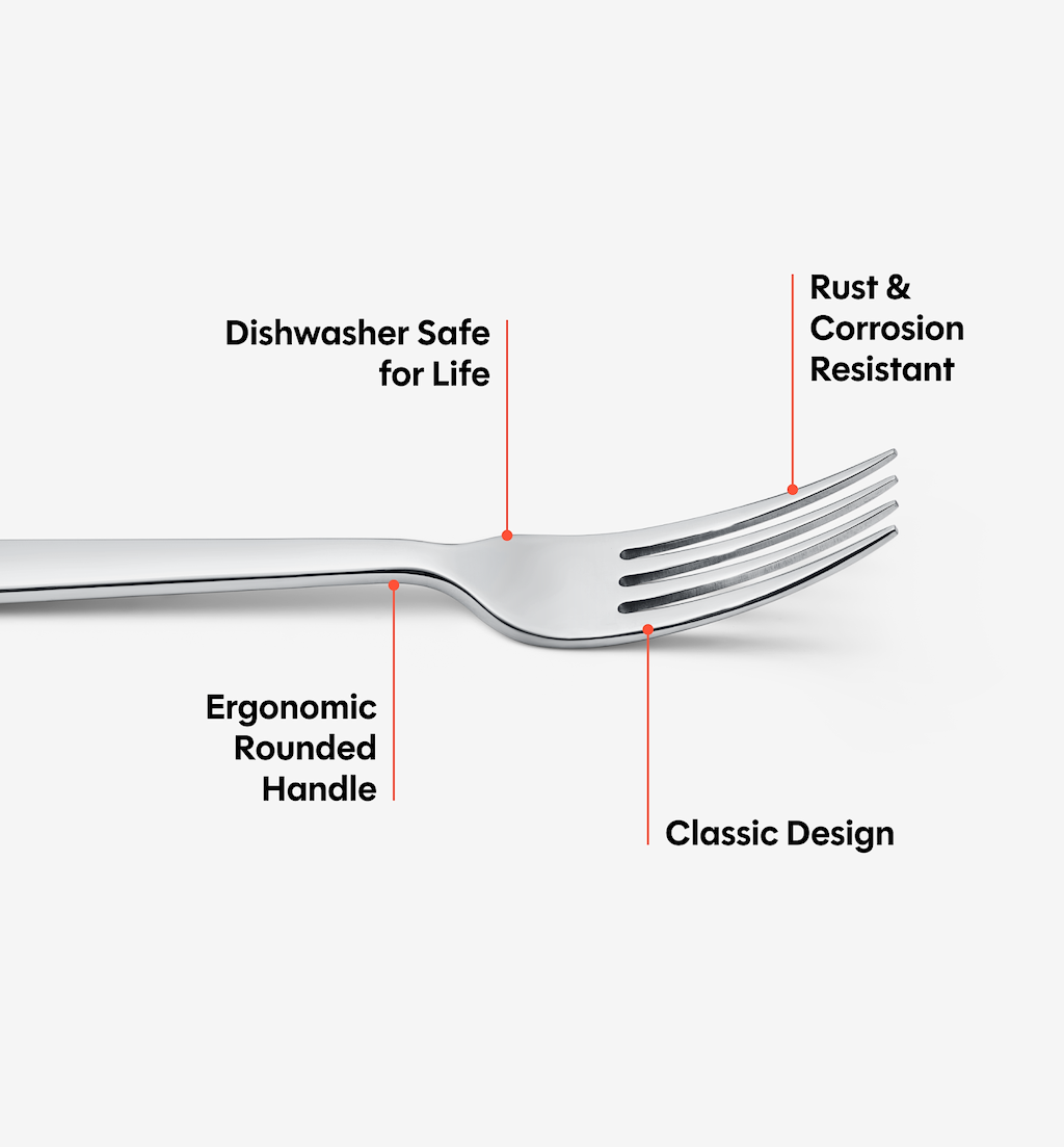 2-Piece Salad Fork Set - Polished