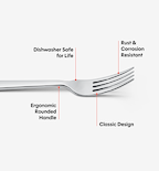 2-Piece Salad Fork Set - Polished