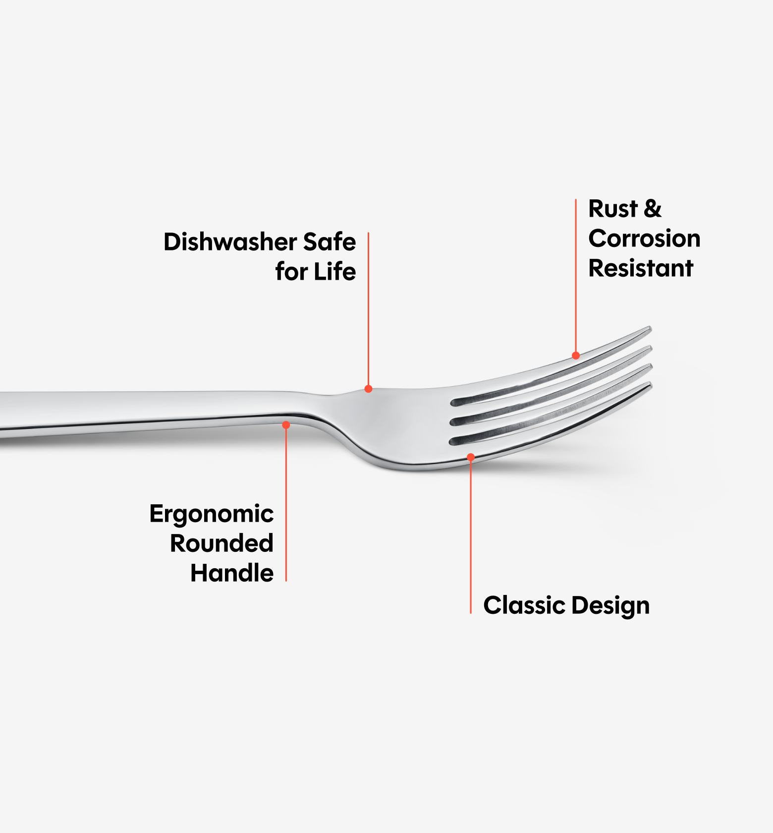 2-Piece Salad Fork Set - Polished
