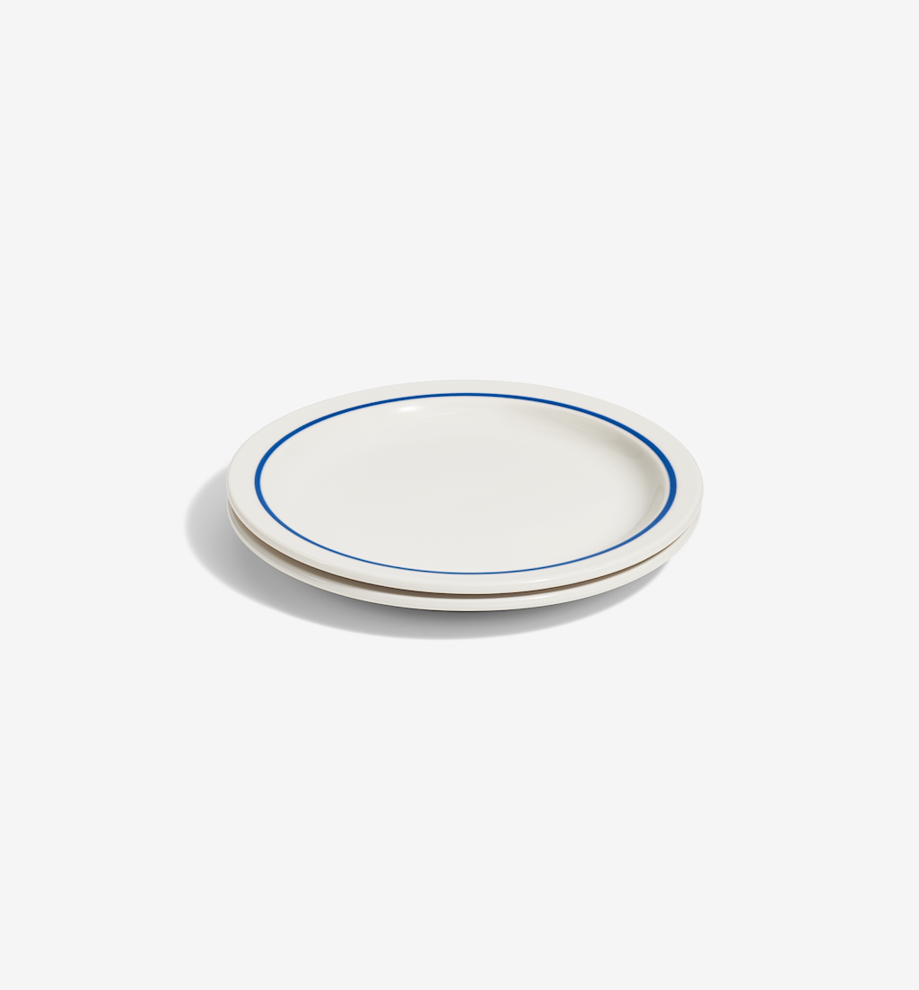2-Piece Salad Plate Set - Blue
