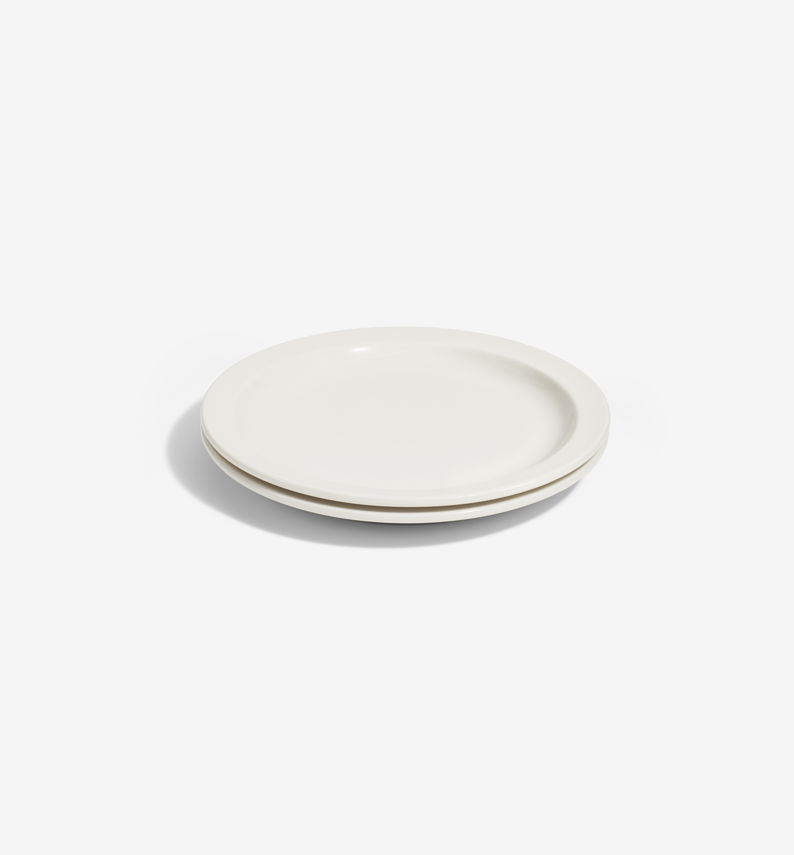 2-Piece Salad Plate Set - White