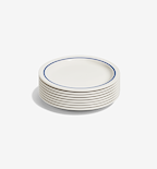 8-Piece Salad Plate Set - Blue
