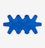 Misen blue silicone pan protectors set of two, star-shaped cookware dividers