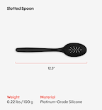 Slotted Spoon - Black