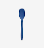 Blue silicone spatula spoon kitchen utensil