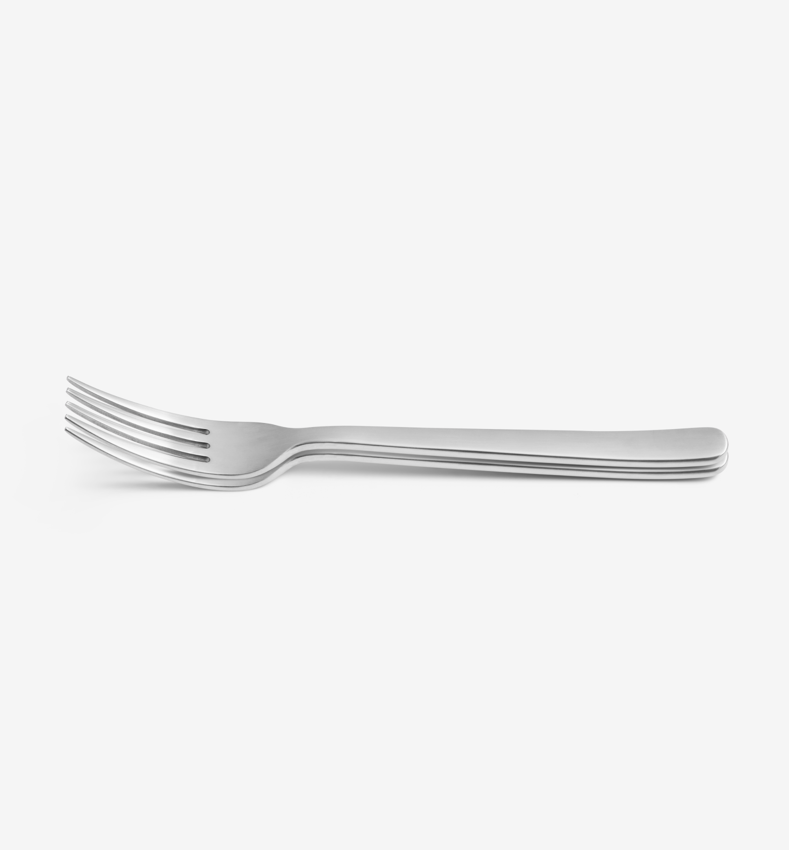 2-Piece Dinner Fork Set - Brushed