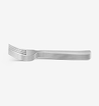 4-Piece Dinner Fork Set - Brushed
