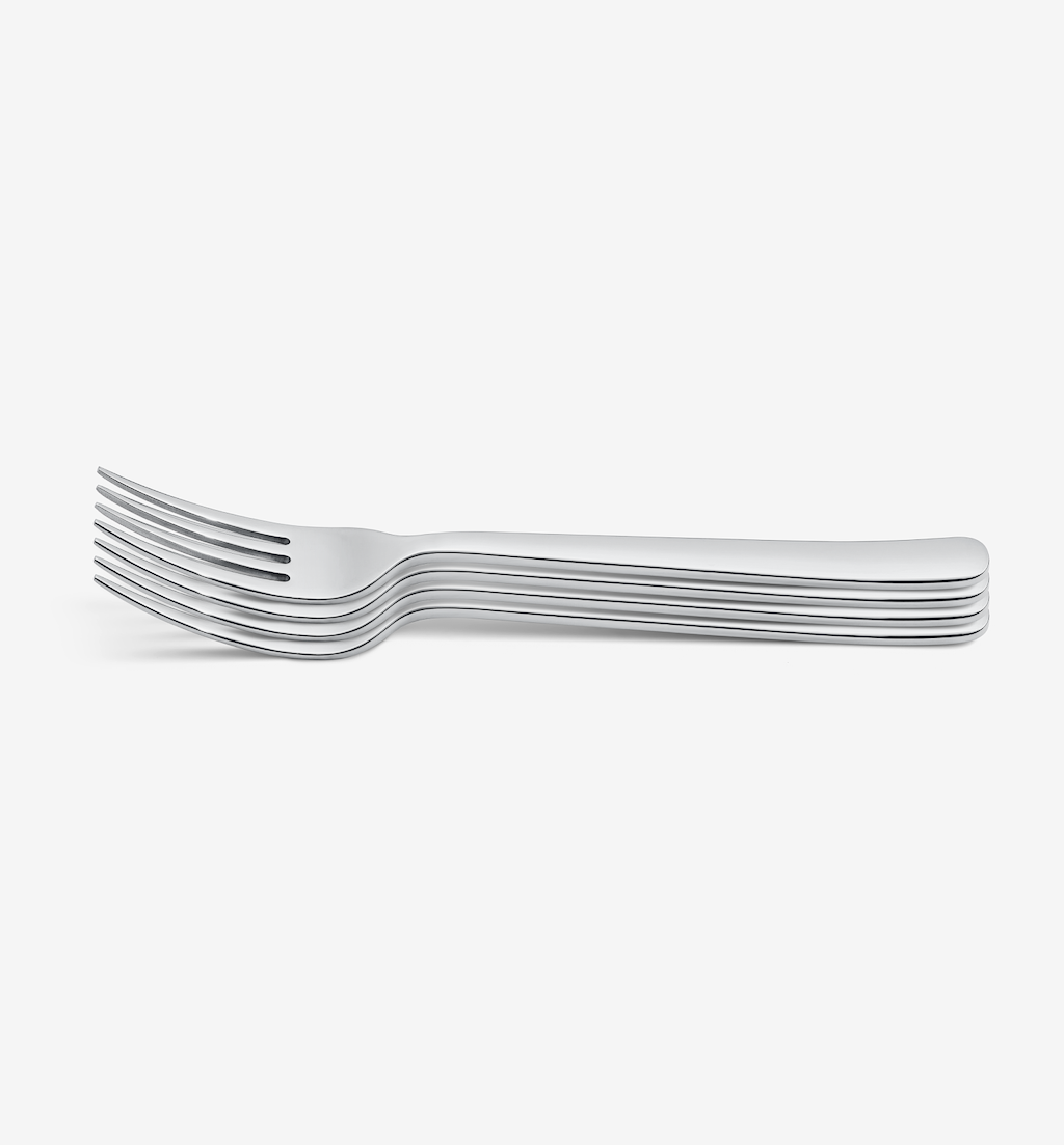 4-Piece Dinner Fork Set - Polished