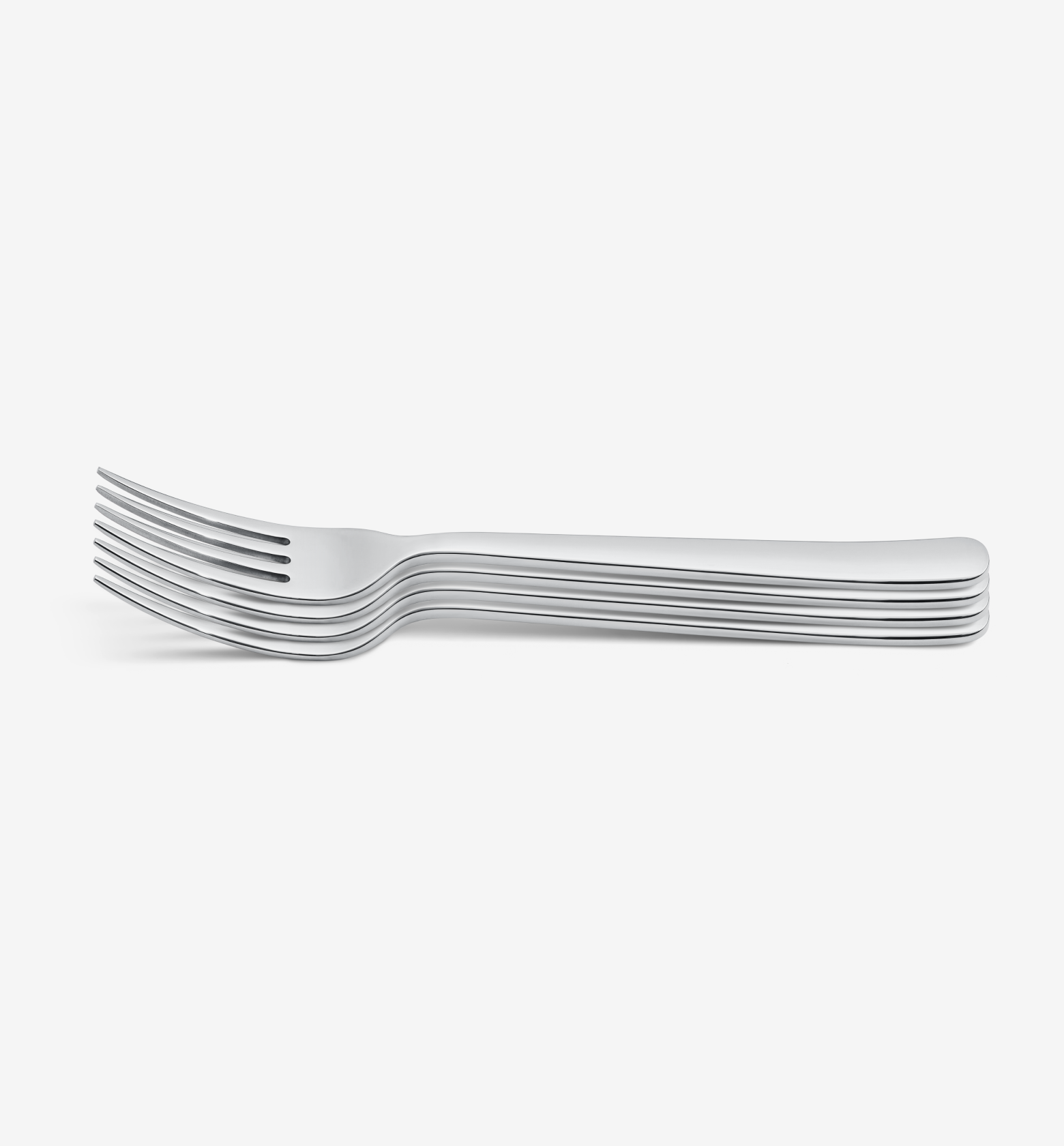 4-Piece Dinner Fork Set - Polished