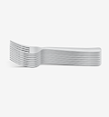 8-Piece Dinner Fork Set - Polished