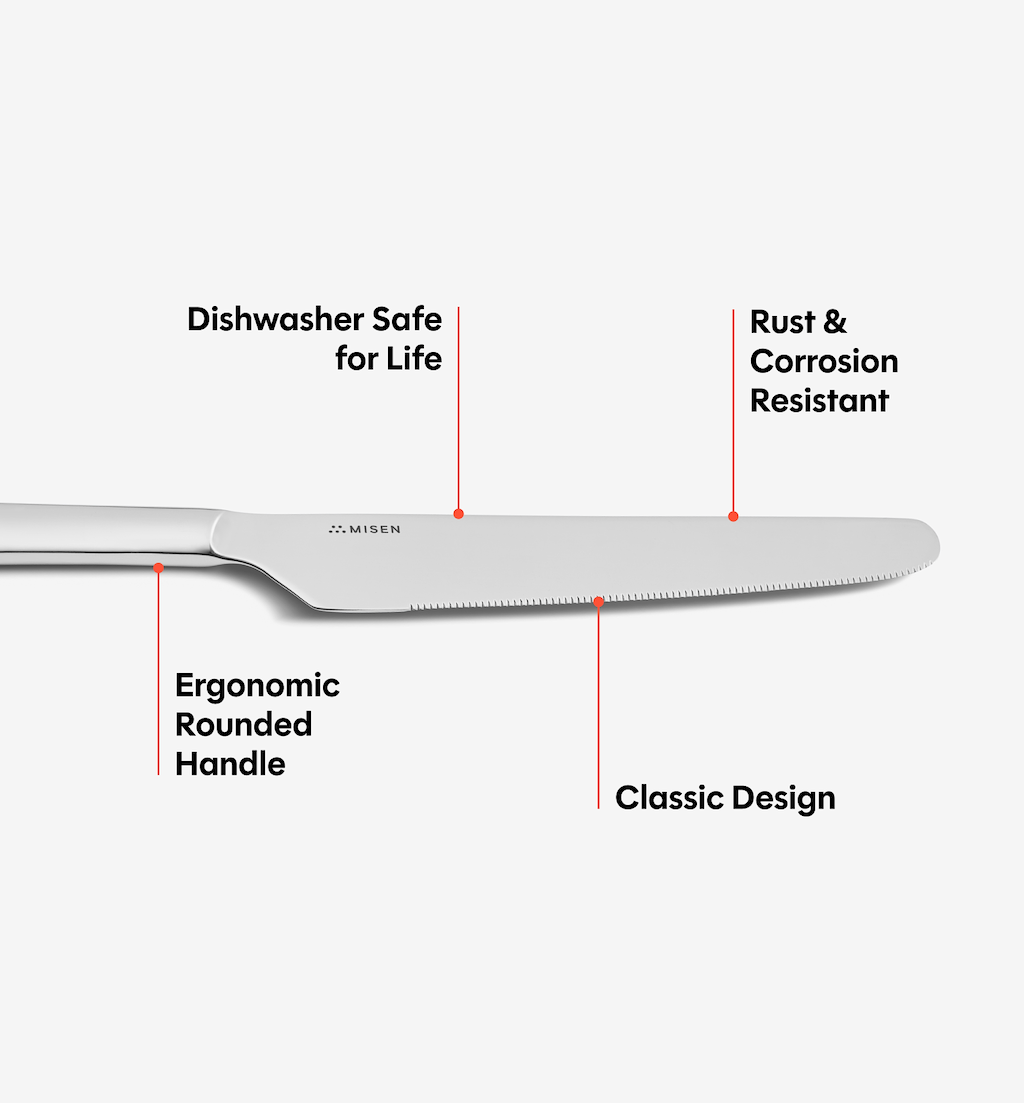 2-Piece Dinner Knife Set - Polished