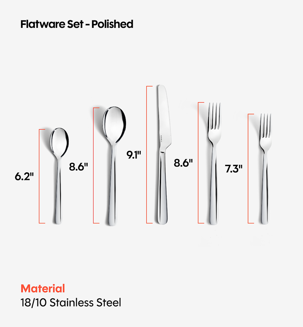 2-Piece Dinner Fork Set - Polished
