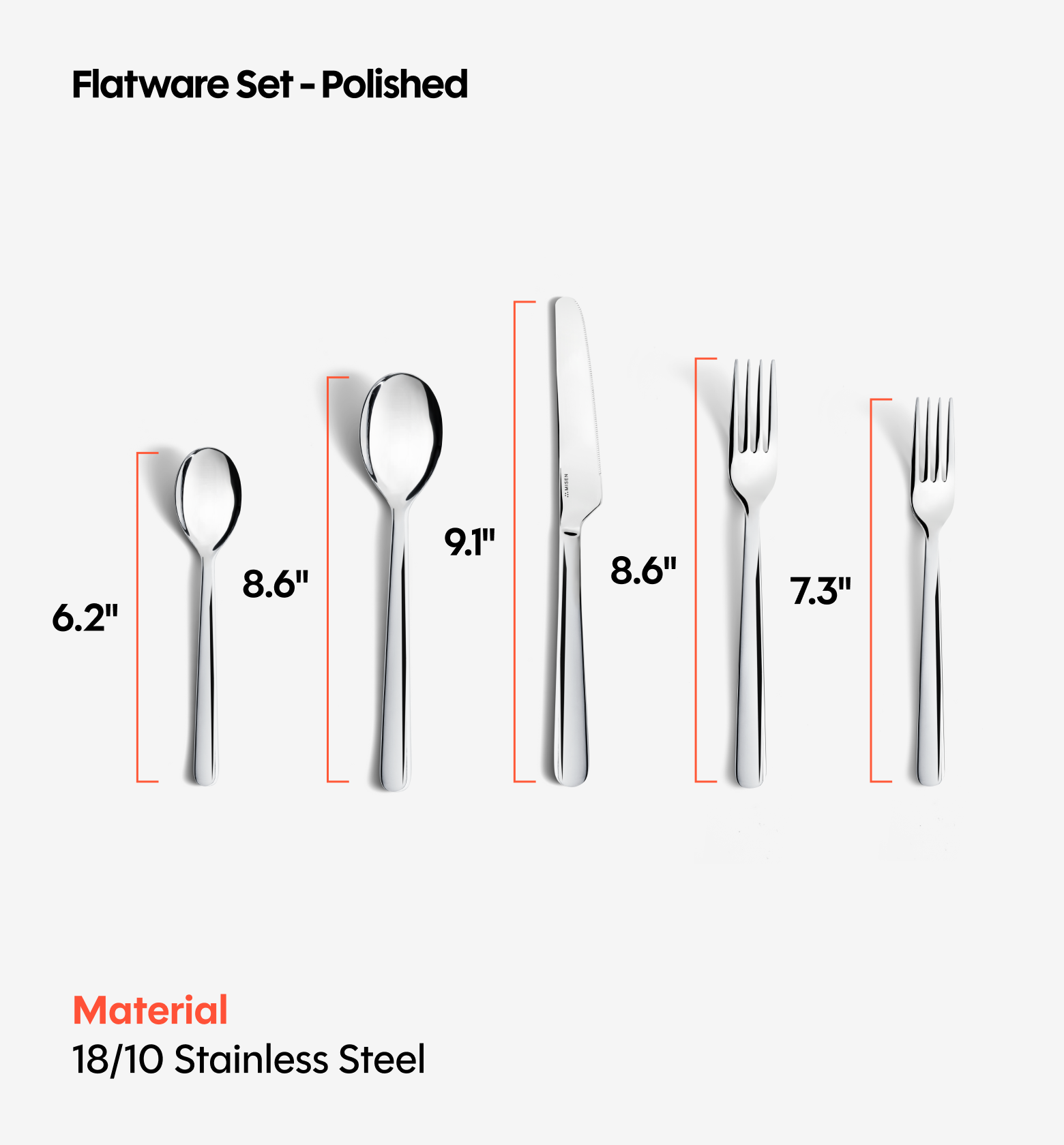 2-Piece Dinner Fork Set - Polished
