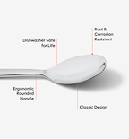 2-Piece Dinner Spoon Set - Polished