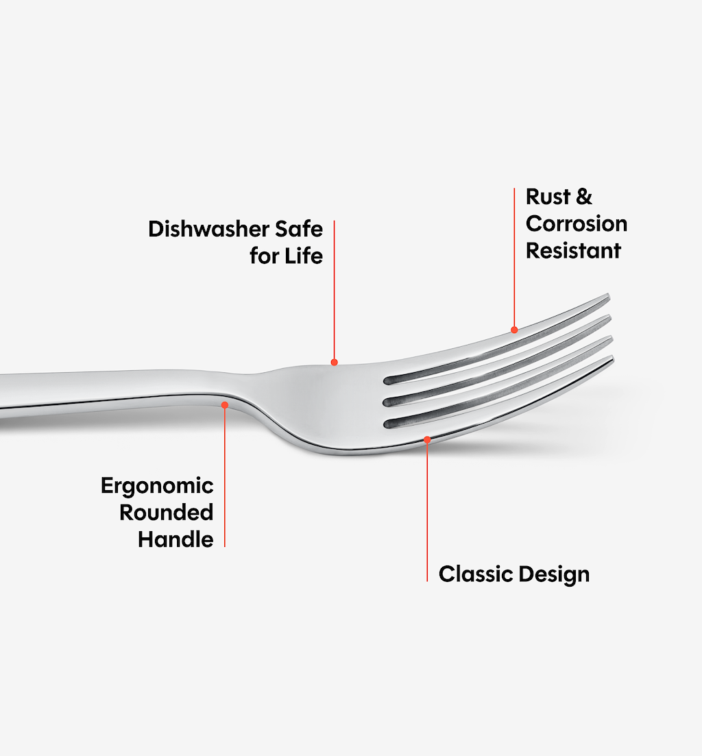 2-Piece Dinner Fork Set - Polished