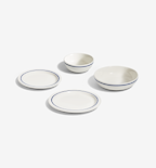 4-Piece Dinnerware Set (Serves 1) - Blue